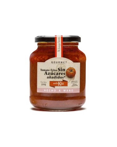 Tomate frito sin azúcar Gourmet . Salsa sin azúcares añadidos. 350 g.