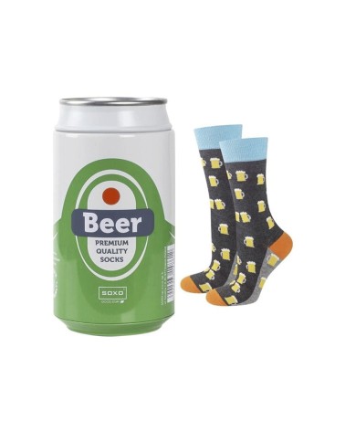 Calcetines de cerveza enlatados