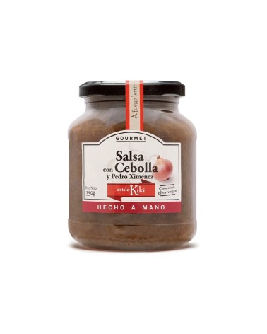 Salsa con cebolla y Pedro Ximénez. Salsa Gourmet con Cebolla y Pedro Ximénez. 350 g.