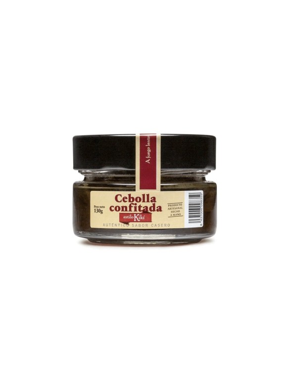 Cebolla confitada Gourmet . Con las más selectas cebollas y con Pedro Ximenez. 130 g.