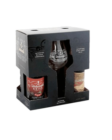 ESTUCHE LINDEMANS 4x25 cl + 1 COPA