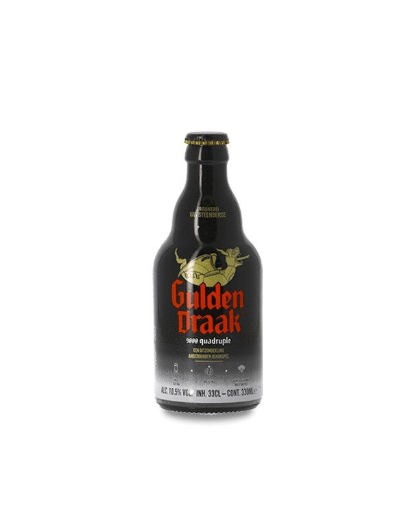 Gulden Draak 9000 Quadruple 33 cl. Cerveza oscura belga de alta fermentación y segunda fermentación en botella, de estilo Belgi