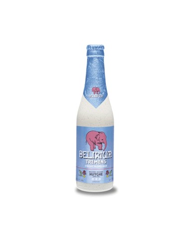 Delirium Tremens 33 cl. Cerveza rubia fuerte belga que debe su peculiar carácter a la mezcla de tres tipos diferentes de levadu