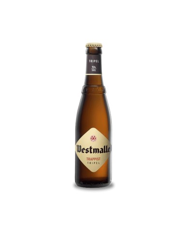 Westmalle Tripel 33 cl. Auténtica cerveza belga trapense de color dorado y sabor cremoso y complejo, elaborada con una cuidados