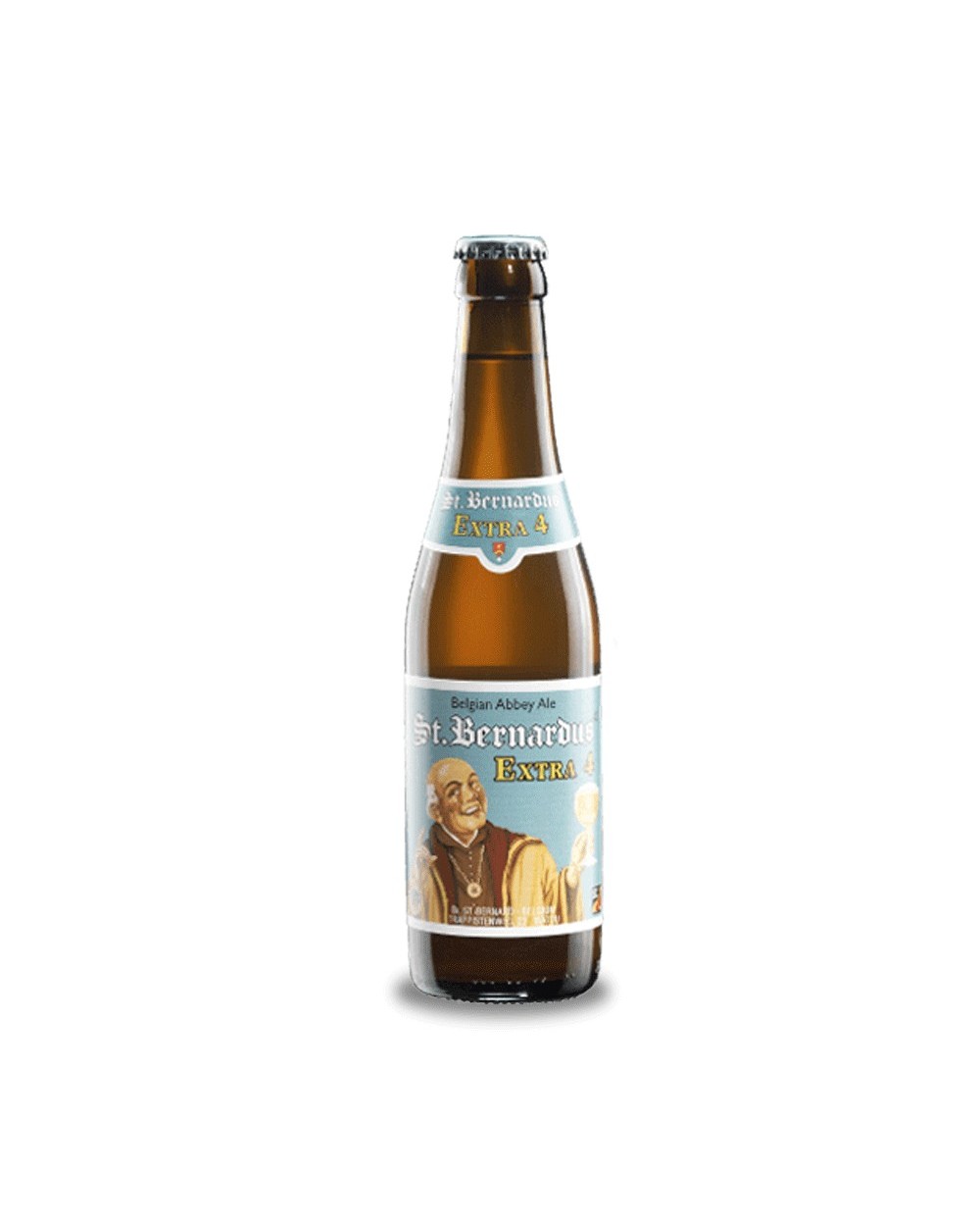 St. Bernardus Extra 4 33 cl. Cerveza de abadía de temporada, de fermentación alta con segunda fermentación en botella, elaborad