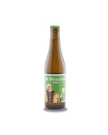 St. Bernardus Tripel 33 cl. Cerveza belga de abadía de estilo Abbey Triple, de alta fermentación con segunda fermentación en bo