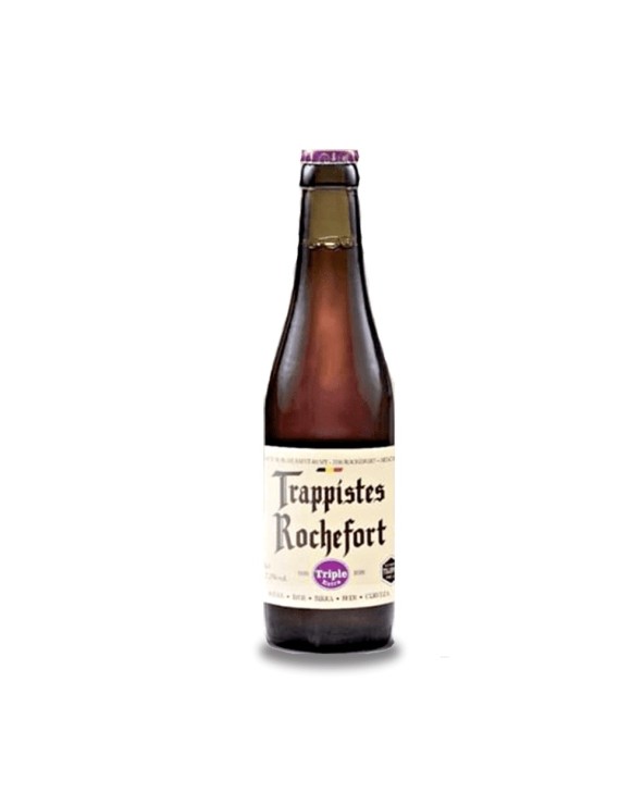 Trappistes Rochefort Triple Extra 33 cl. Cerveza rubia trapense de alta fermentación y con segunda fermentación en botella de e