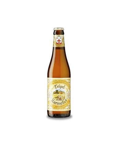 Tripel Karmeliet 33 cl. Cerveza rubia belga de alta fermentación con tres variedades de cereales: trigo, avena y cebada. Aroma 