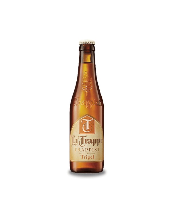 La Trappe Trappist Tripel 33 cl. Auténtica cerveza trapense holandesa de fermentación alta con segunda fermentación en botella.