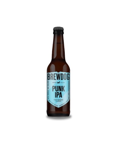 Brewdog Punk IPA 33 cl. Cerveza artesanal de espíritu inconformista India Pale Ale sinónimo de craft-beer, y espíritu rebelde c