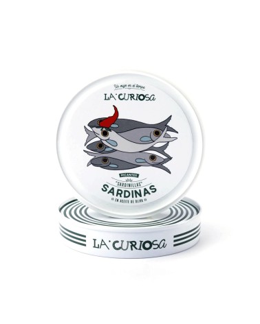 Sardinillas, guindilla y sal. Lata 120 g.