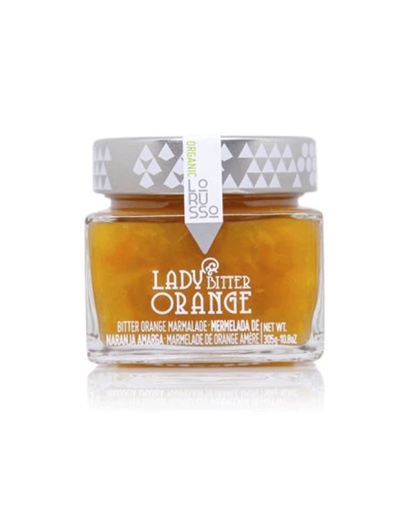 Mermelada Extra Ecológica De Naranja Amarga Lady Bitter Orange elaborada con 65% de fruta y contenido reducido de azúcar.