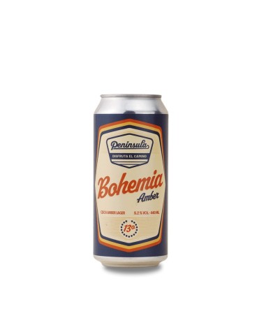 Cerveza Bohemia Amber Lata 44 Cl